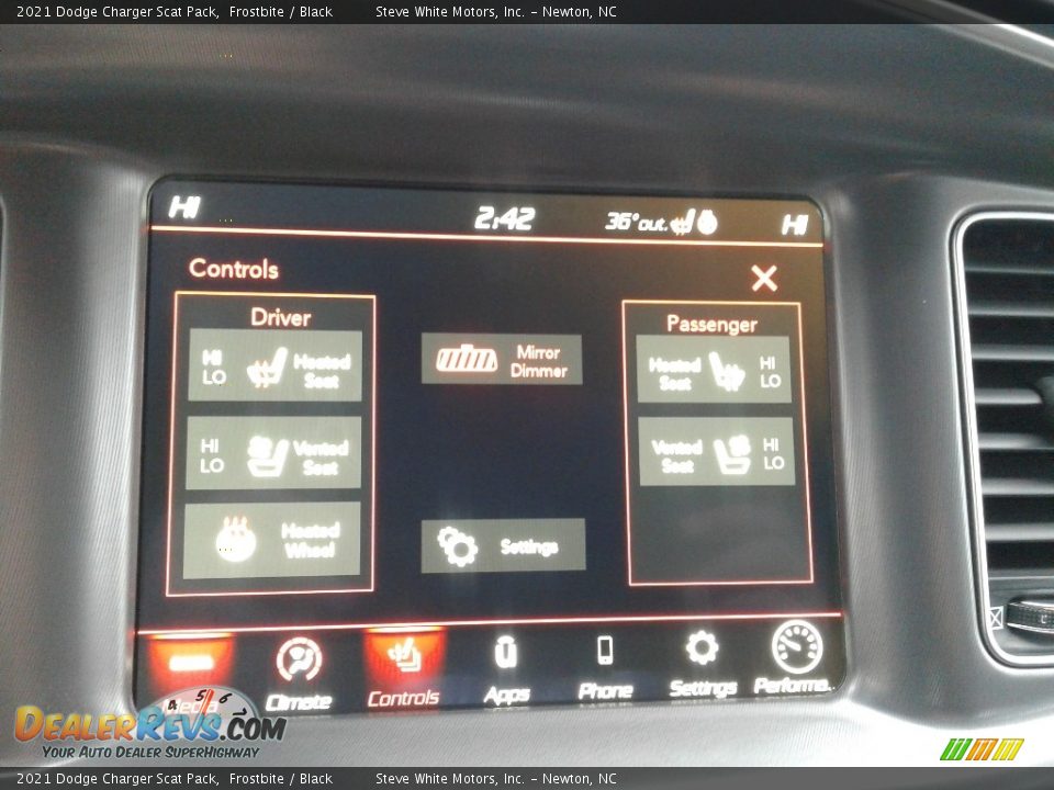 Controls of 2021 Dodge Charger Scat Pack Photo #23