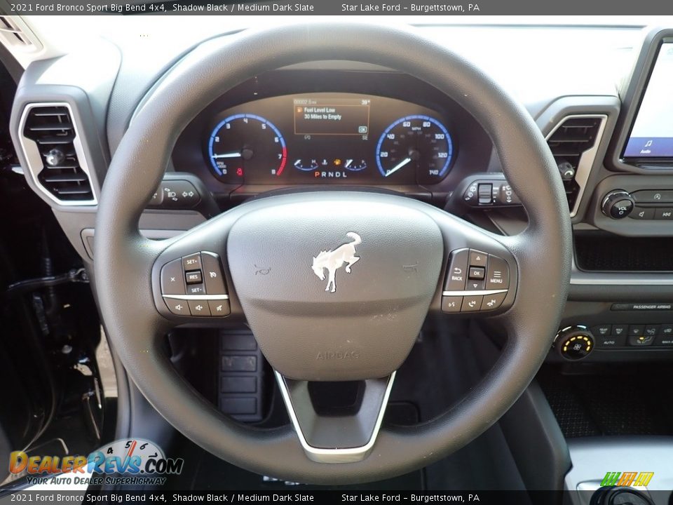 2021 Ford Bronco Sport Big Bend 4x4 Steering Wheel Photo #15