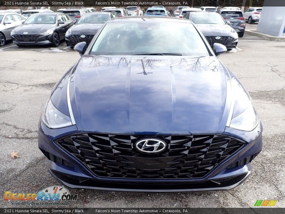 2021 Hyundai Sonata SEL Stormy Sea / Black Photo #4