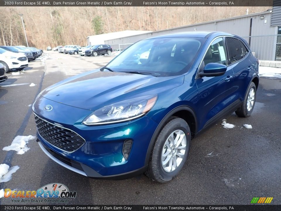 2020 Ford Escape SE 4WD Dark Persian Green Metallic / Dark Earth Gray Photo #5