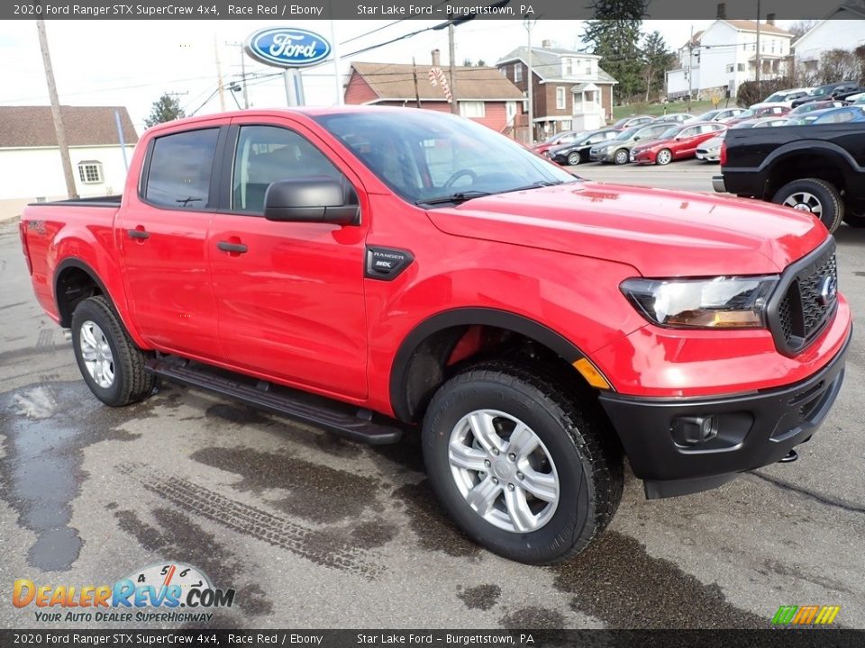 Front 3/4 View of 2020 Ford Ranger STX SuperCrew 4x4 Photo #7