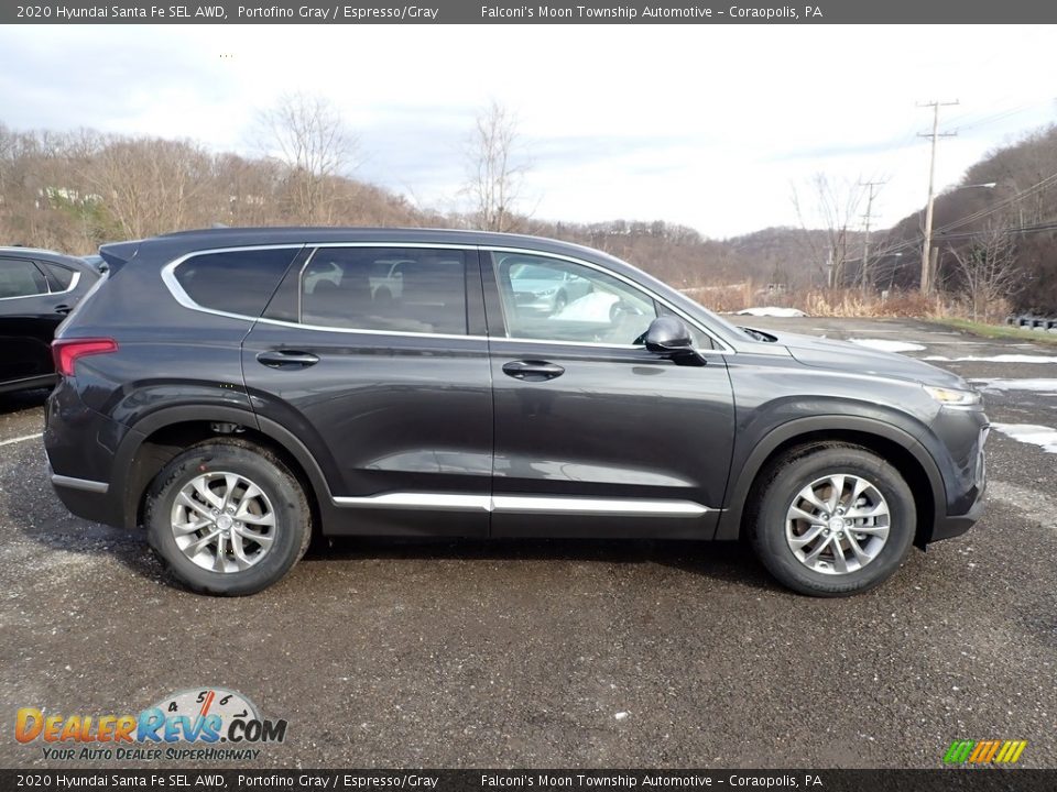 Portofino Gray 2020 Hyundai Santa Fe SEL AWD Photo #1