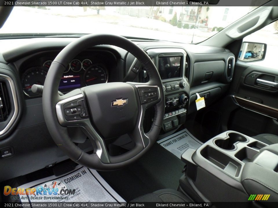 2021 Chevrolet Silverado 1500 LT Crew Cab 4x4 Shadow Gray Metallic / Jet Black Photo #20