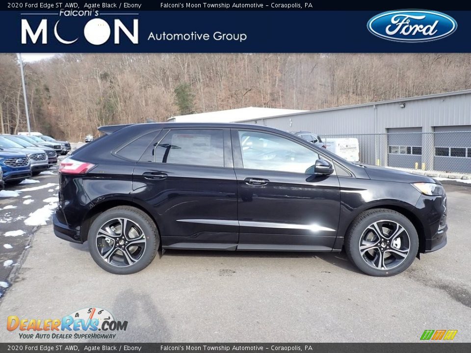 2020 Ford Edge ST AWD Agate Black / Ebony Photo #1