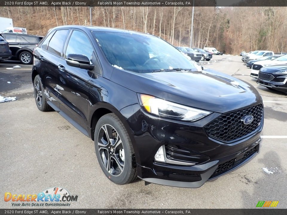 2020 Ford Edge ST AWD Agate Black / Ebony Photo #3