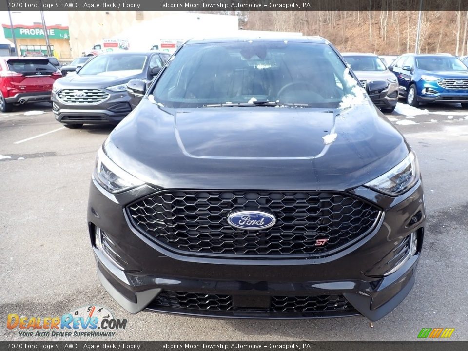 2020 Ford Edge ST AWD Agate Black / Ebony Photo #4