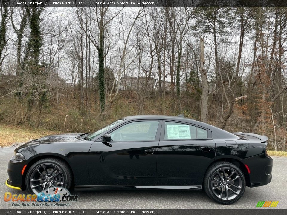 Pitch Black 2021 Dodge Charger R/T Photo #1