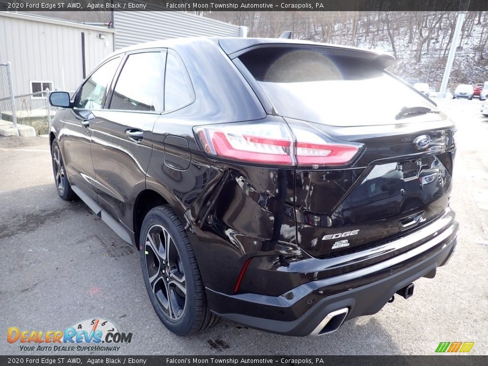 2020 Ford Edge ST AWD Agate Black / Ebony Photo #6