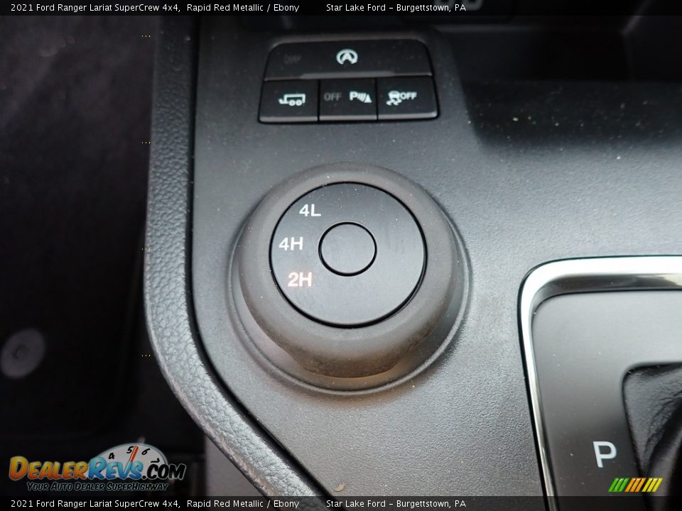 Controls of 2021 Ford Ranger Lariat SuperCrew 4x4 Photo #17