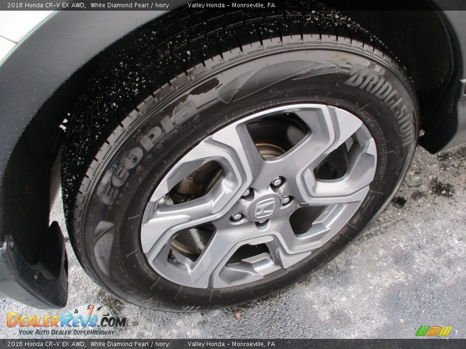 2018 Honda CR-V EX AWD White Diamond Pearl / Ivory Photo #6