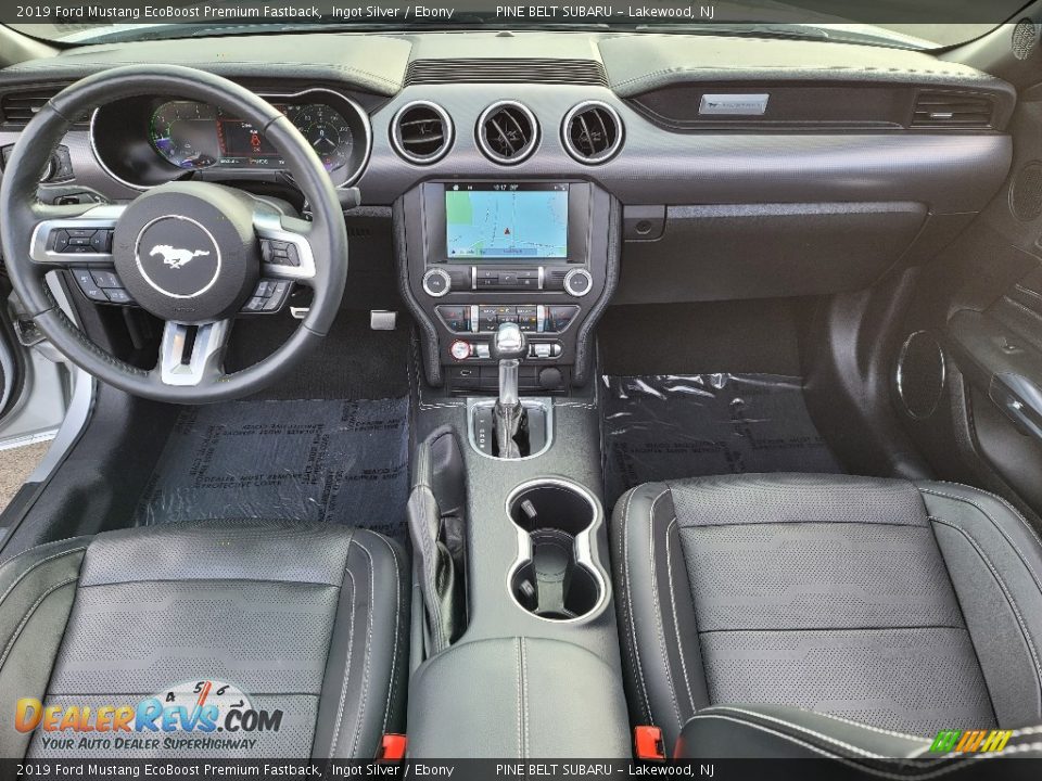 2019 Ford Mustang EcoBoost Premium Fastback Ingot Silver / Ebony Photo #6