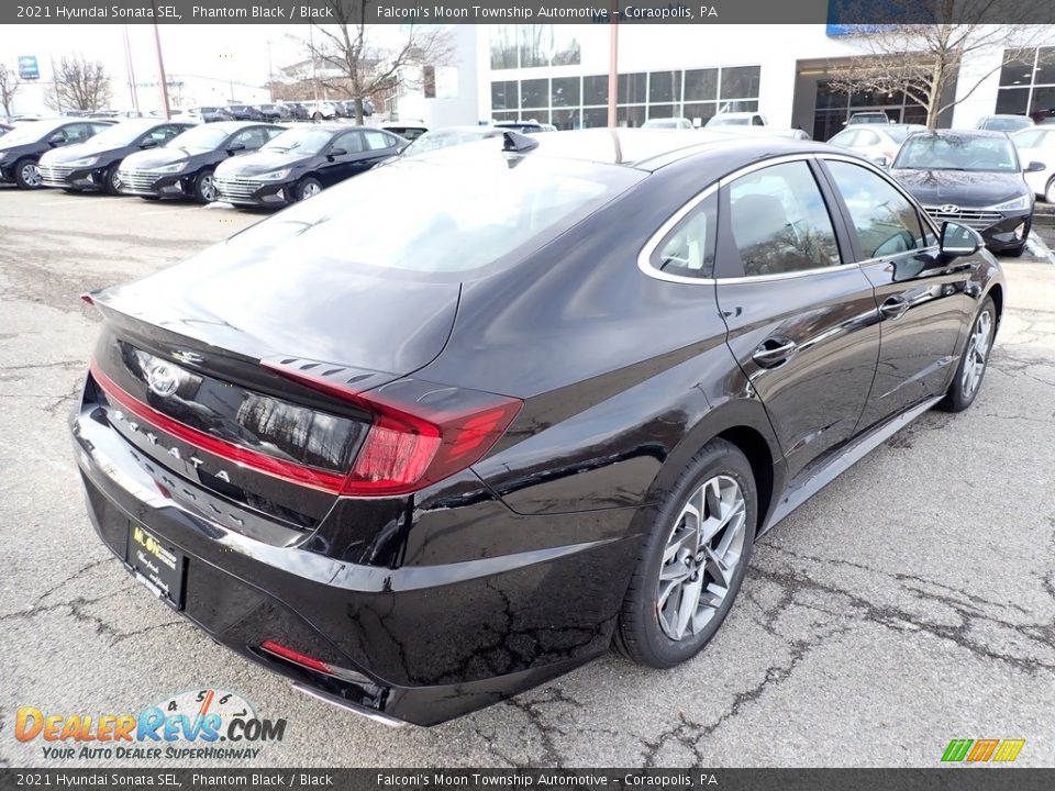 2021 Hyundai Sonata SEL Phantom Black / Black Photo #2