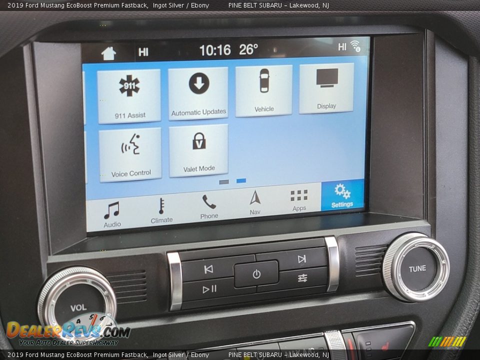 2019 Ford Mustang EcoBoost Premium Fastback Ingot Silver / Ebony Photo #9