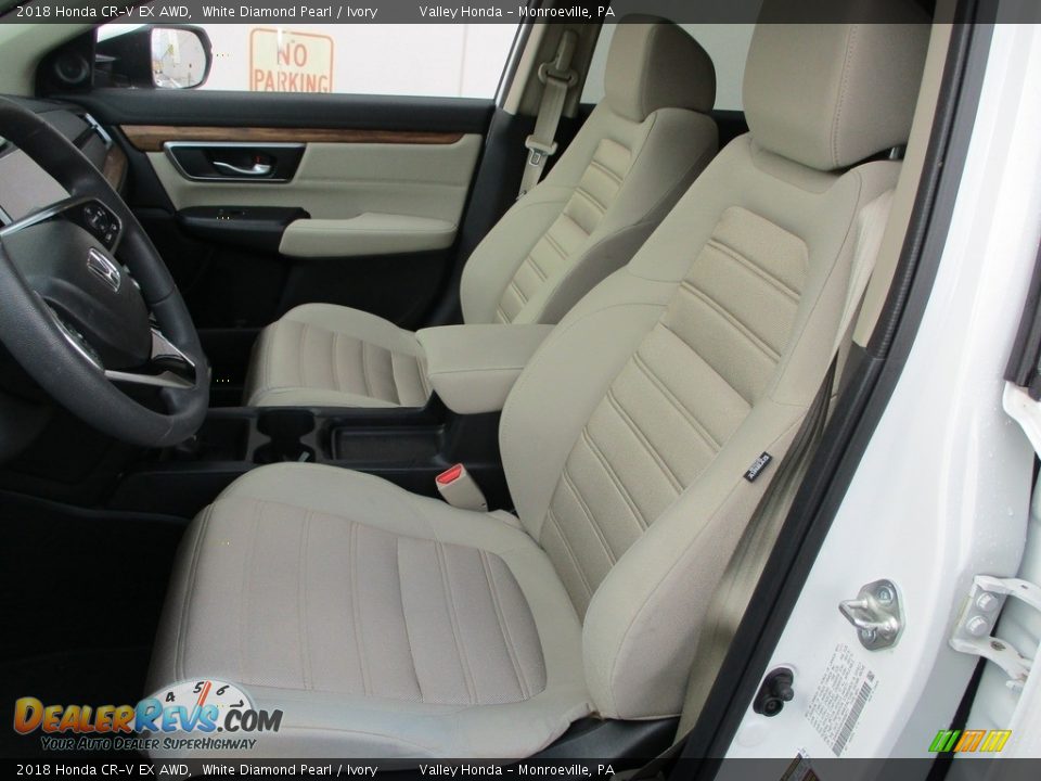 2018 Honda CR-V EX AWD White Diamond Pearl / Ivory Photo #11