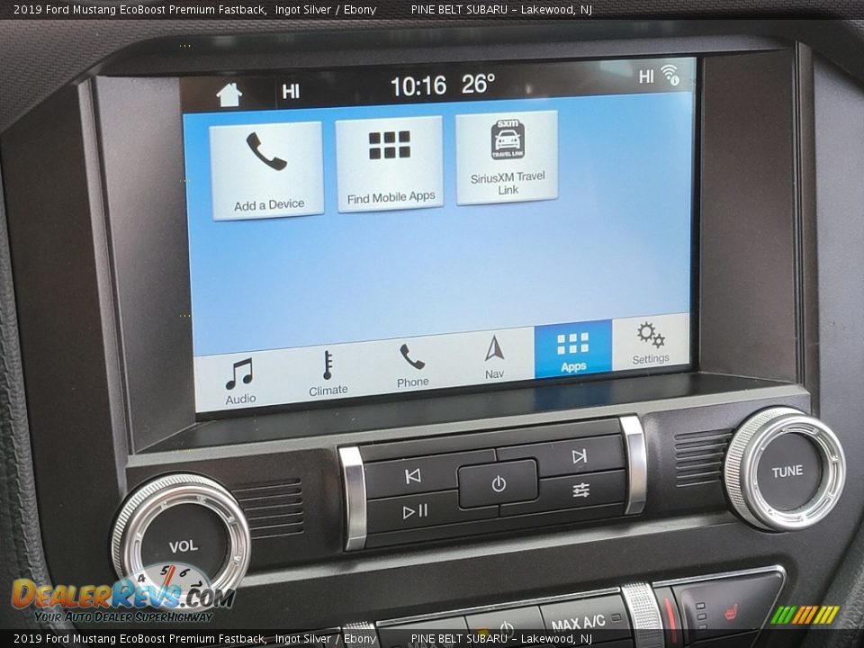 2019 Ford Mustang EcoBoost Premium Fastback Ingot Silver / Ebony Photo #10