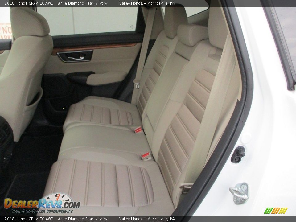 2018 Honda CR-V EX AWD White Diamond Pearl / Ivory Photo #12