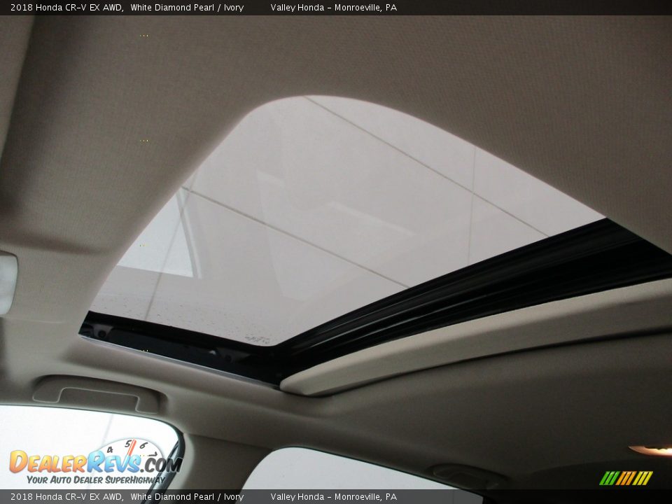2018 Honda CR-V EX AWD White Diamond Pearl / Ivory Photo #13