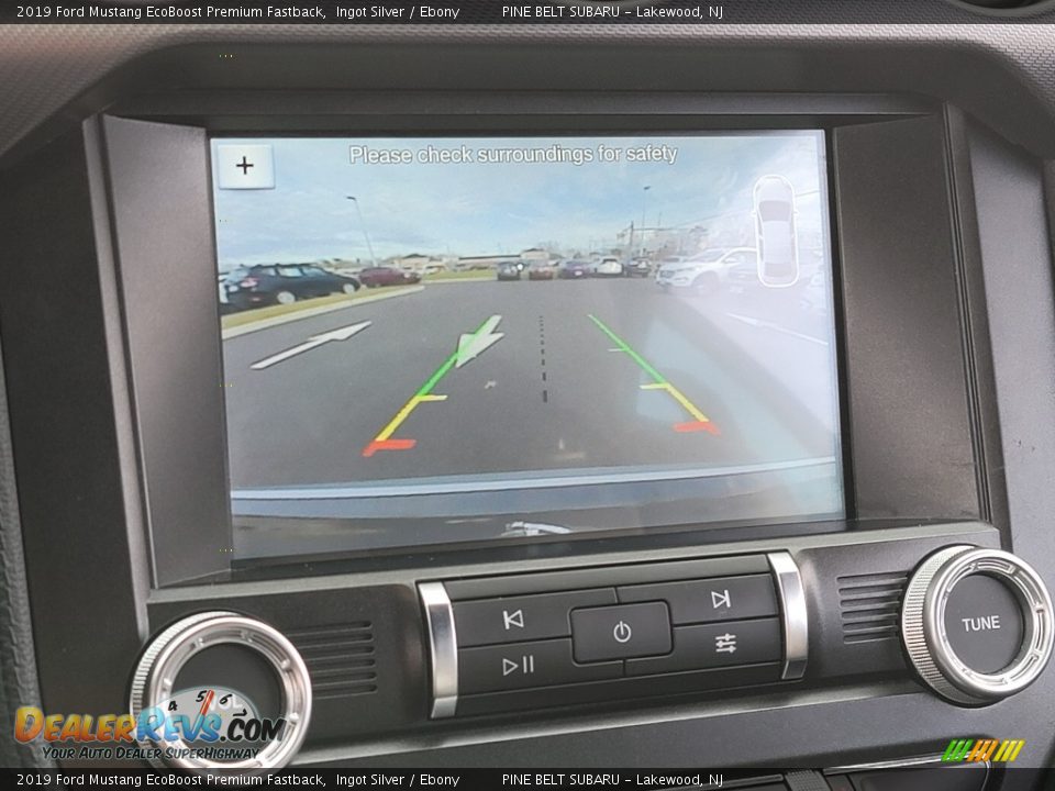 2019 Ford Mustang EcoBoost Premium Fastback Ingot Silver / Ebony Photo #12