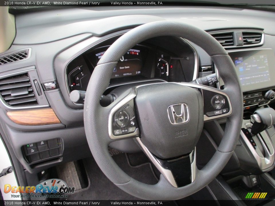 2018 Honda CR-V EX AWD White Diamond Pearl / Ivory Photo #14
