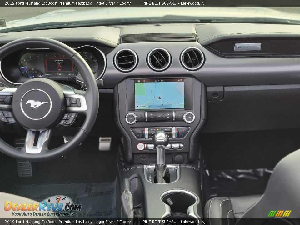2019 Ford Mustang EcoBoost Premium Fastback Ingot Silver / Ebony Photo #16