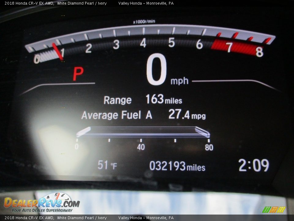 2018 Honda CR-V EX AWD White Diamond Pearl / Ivory Photo #20