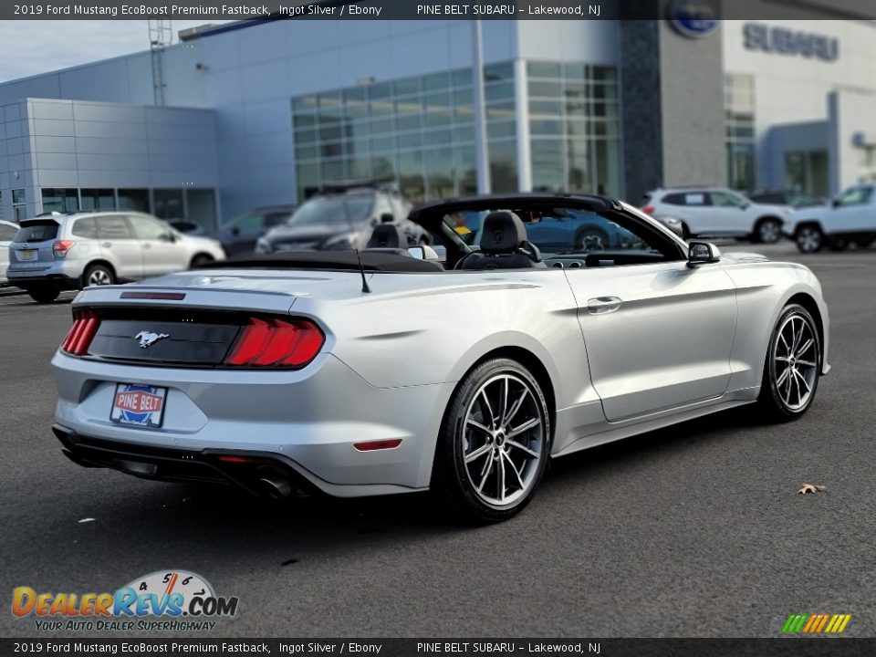 2019 Ford Mustang EcoBoost Premium Fastback Ingot Silver / Ebony Photo #19