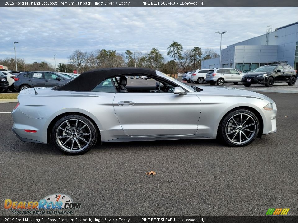 Ingot Silver 2019 Ford Mustang EcoBoost Premium Fastback Photo #26