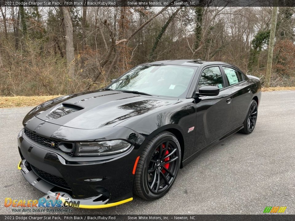 Pitch Black 2021 Dodge Charger Scat Pack Photo #2