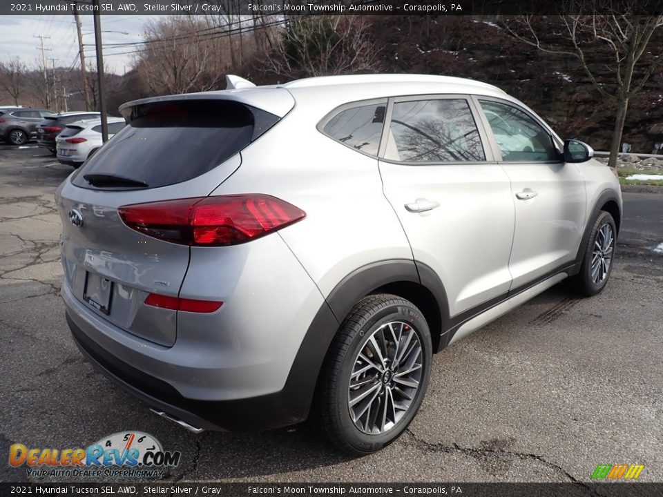 2021 Hyundai Tucson SEL AWD Stellar Silver / Gray Photo #2