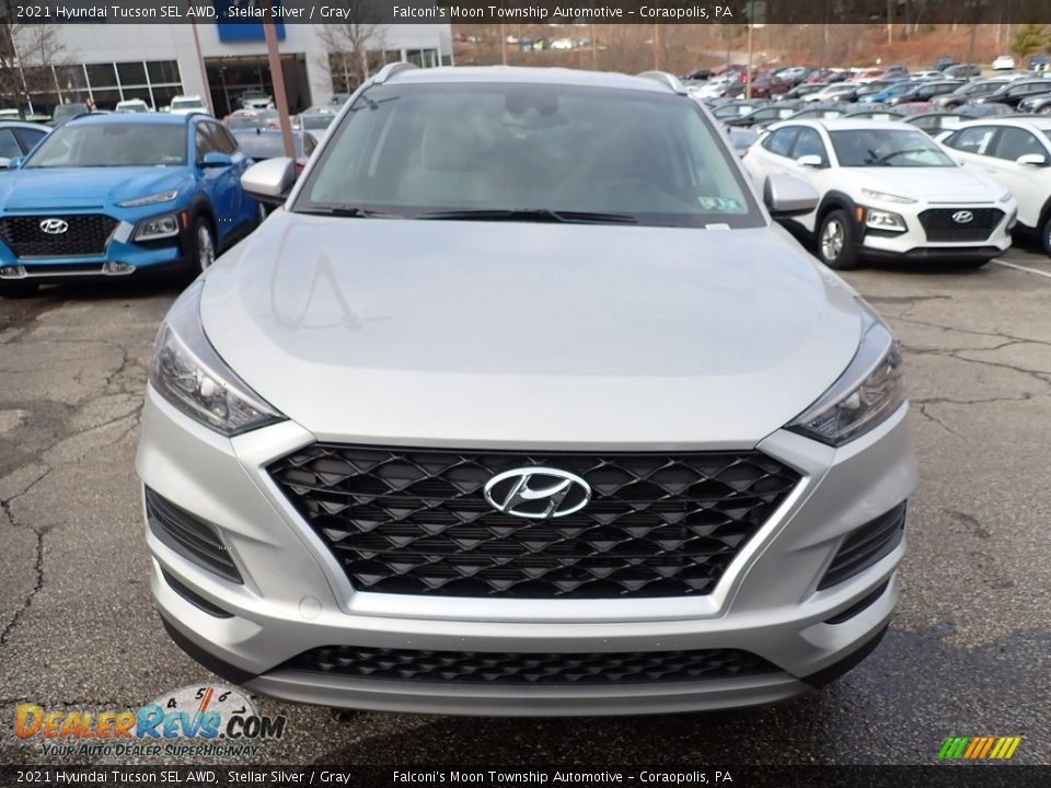 2021 Hyundai Tucson SEL AWD Stellar Silver / Gray Photo #4