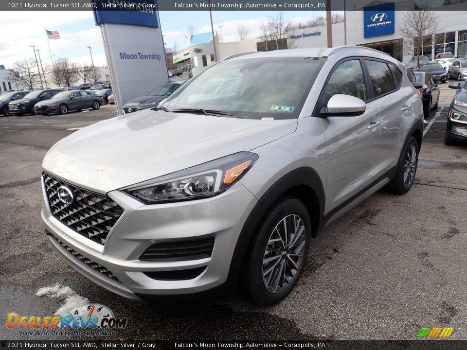 2021 Hyundai Tucson SEL AWD Stellar Silver / Gray Photo #5