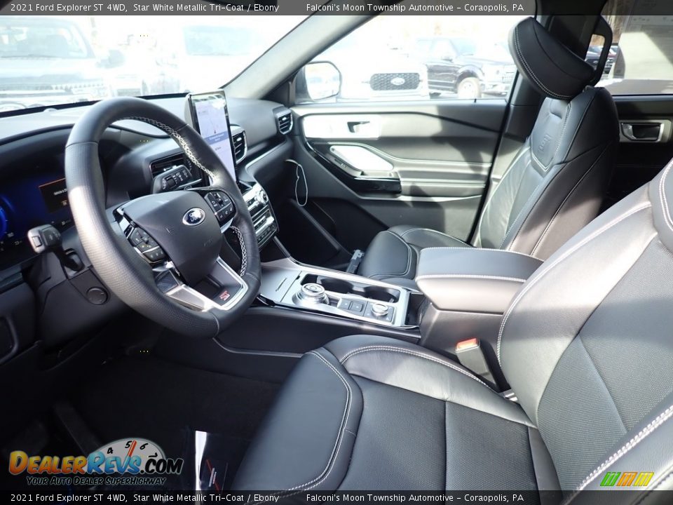 Front Seat of 2021 Ford Explorer ST 4WD Photo #9