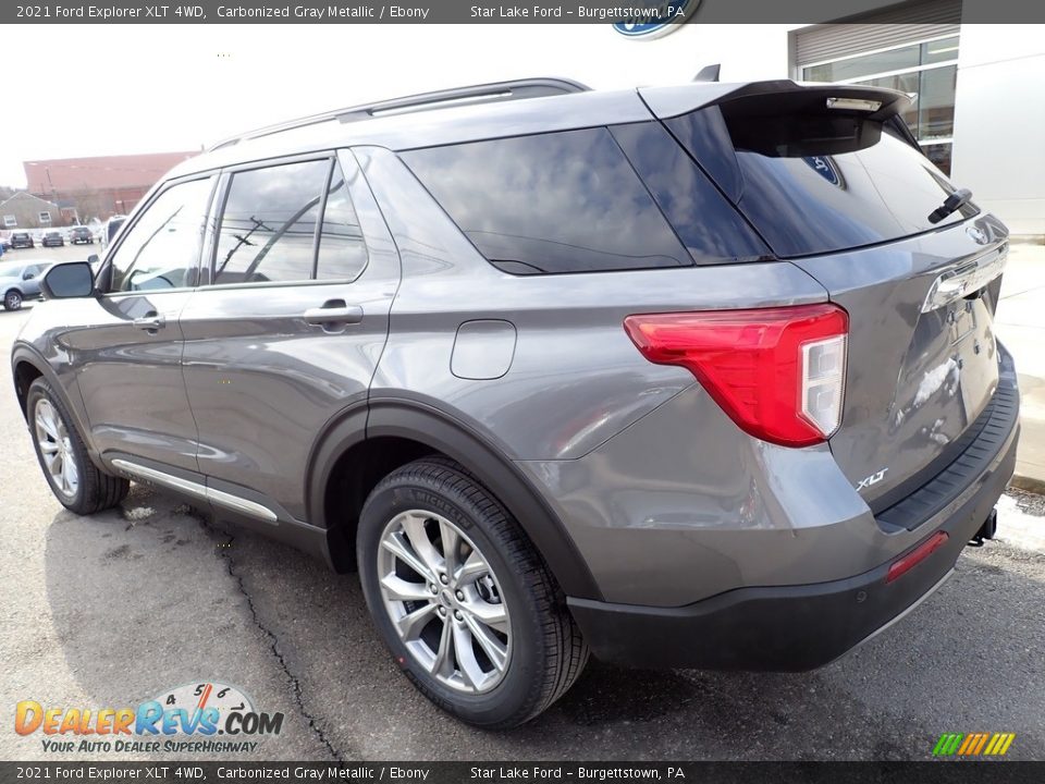 2021 Ford Explorer XLT 4WD Carbonized Gray Metallic / Ebony Photo #3