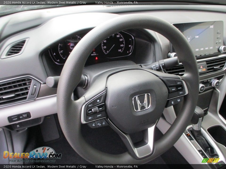 2020 Honda Accord LX Sedan Modern Steel Metallic / Gray Photo #13