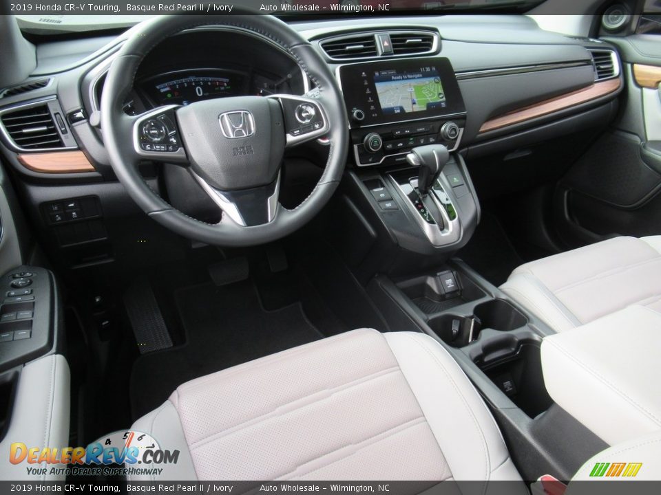 2019 Honda CR-V Touring Basque Red Pearl II / Ivory Photo #14