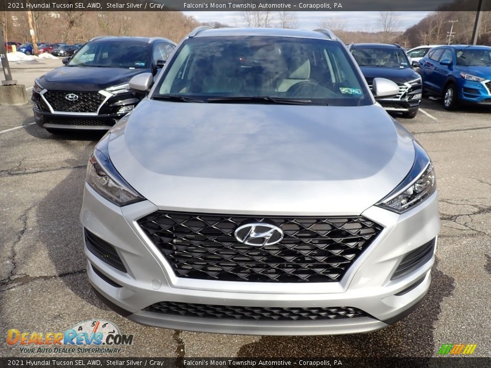 2021 Hyundai Tucson SEL AWD Stellar Silver / Gray Photo #4