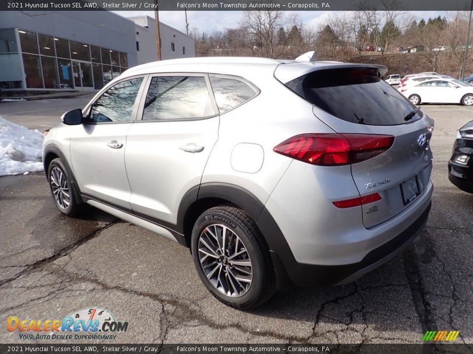 2021 Hyundai Tucson SEL AWD Stellar Silver / Gray Photo #6