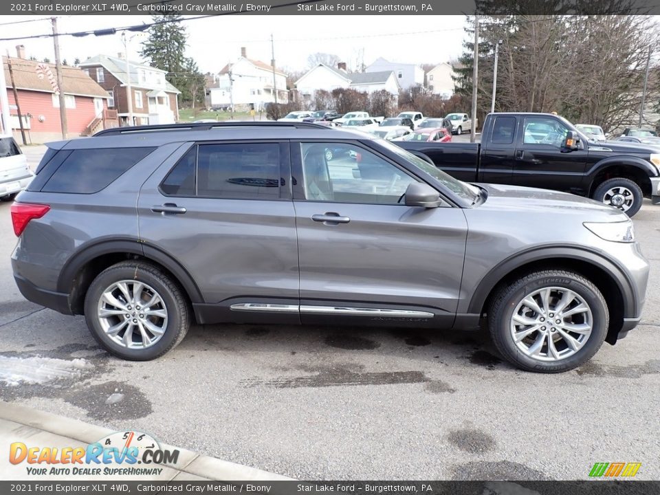 Carbonized Gray Metallic 2021 Ford Explorer XLT 4WD Photo #7