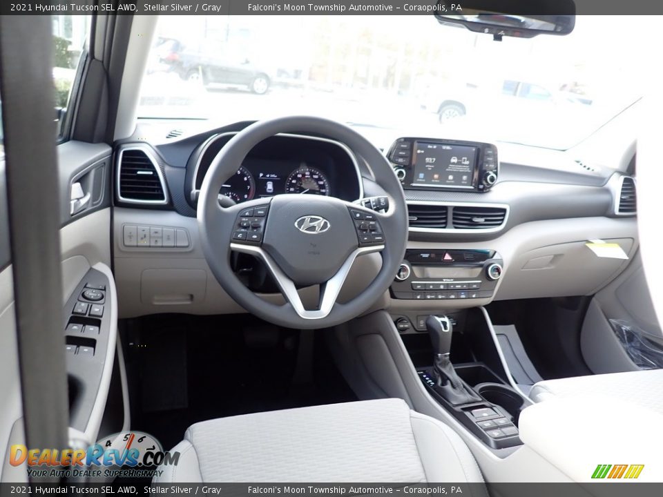 2021 Hyundai Tucson SEL AWD Stellar Silver / Gray Photo #9