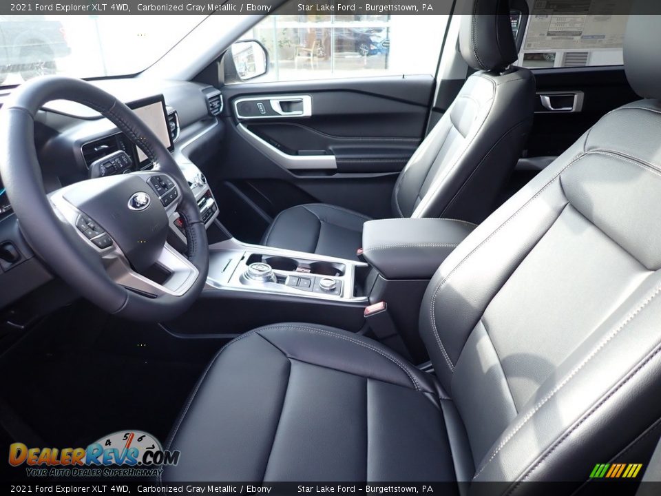 Front Seat of 2021 Ford Explorer XLT 4WD Photo #10