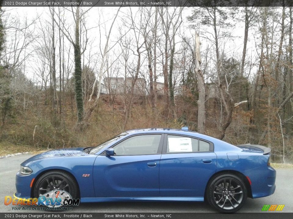 2021 Dodge Charger Scat Pack Frostbite / Black Photo #1