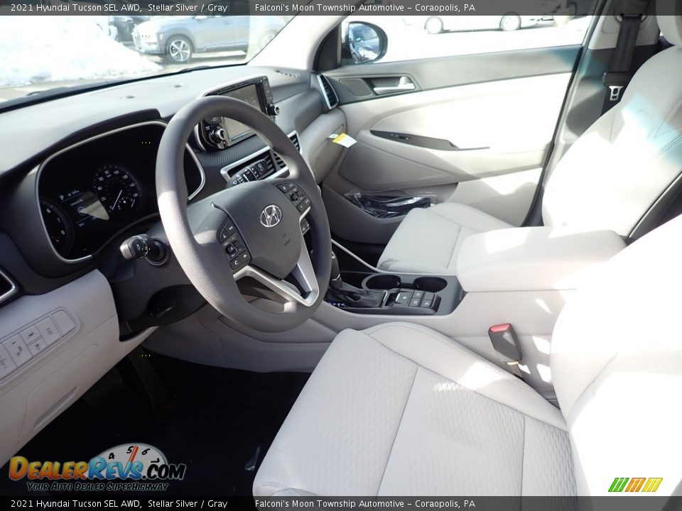 2021 Hyundai Tucson SEL AWD Stellar Silver / Gray Photo #10