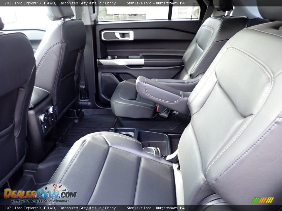 Rear Seat of 2021 Ford Explorer XLT 4WD Photo #11