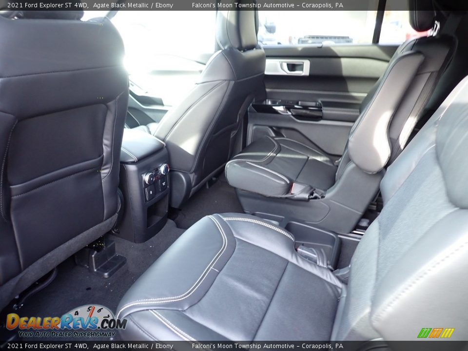 Rear Seat of 2021 Ford Explorer ST 4WD Photo #8