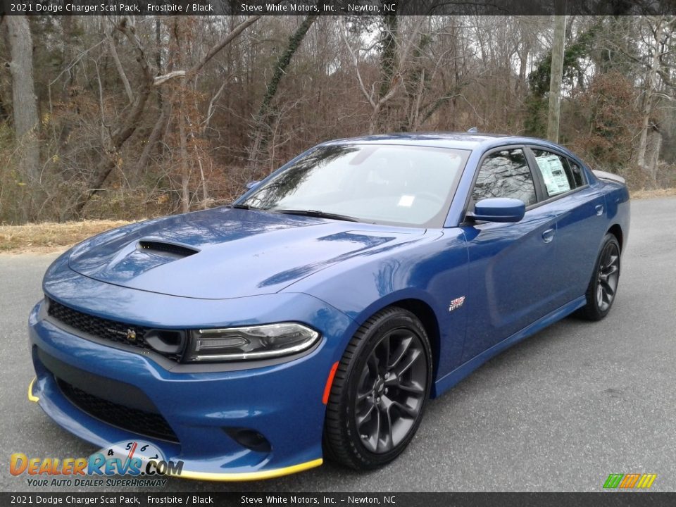 2021 Dodge Charger Scat Pack Frostbite / Black Photo #2