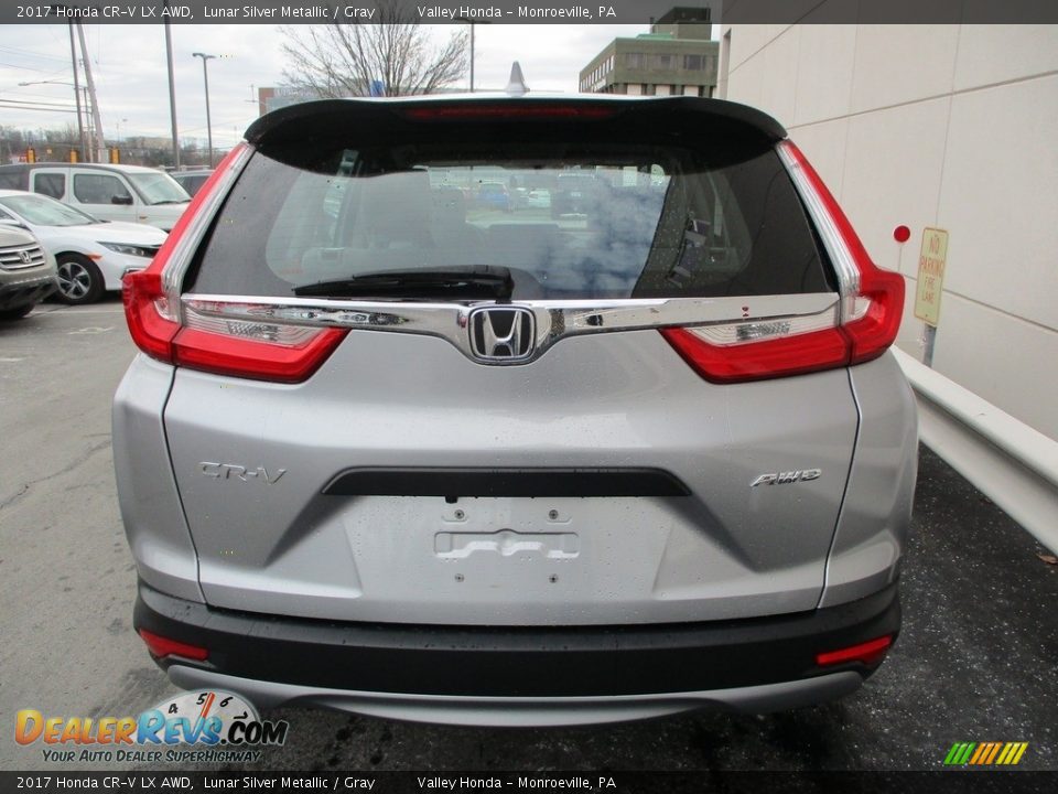 2017 Honda CR-V LX AWD Lunar Silver Metallic / Gray Photo #4