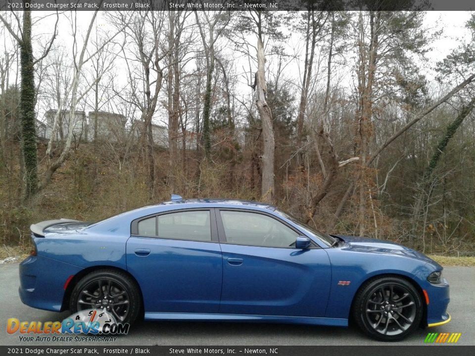 2021 Dodge Charger Scat Pack Frostbite / Black Photo #7