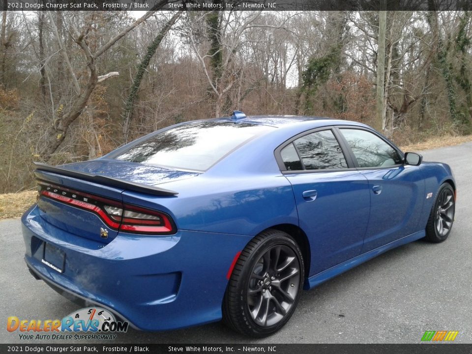 2021 Dodge Charger Scat Pack Frostbite / Black Photo #8