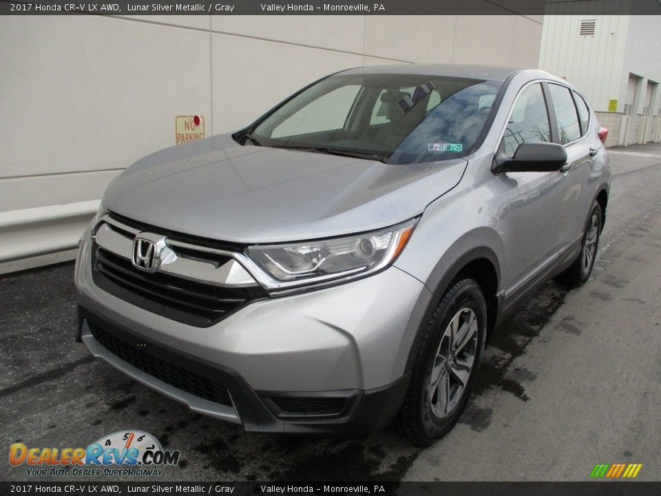 2017 Honda CR-V LX AWD Lunar Silver Metallic / Gray Photo #9