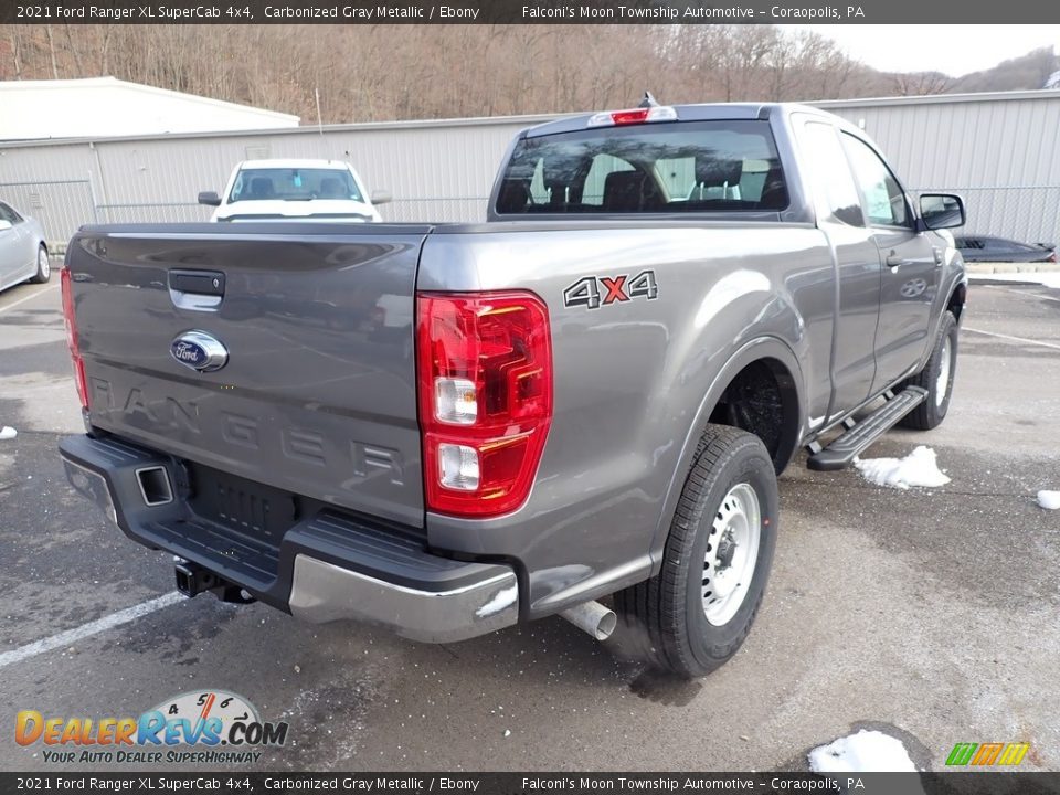 2021 Ford Ranger XL SuperCab 4x4 Carbonized Gray Metallic / Ebony Photo #2